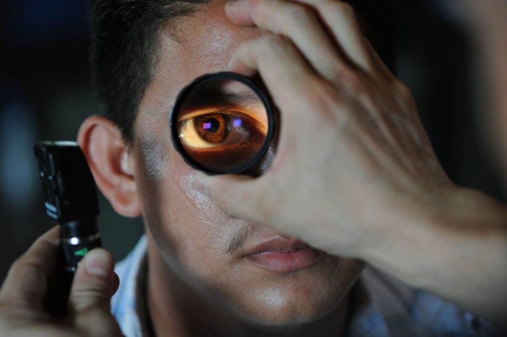 Detailed eye examination