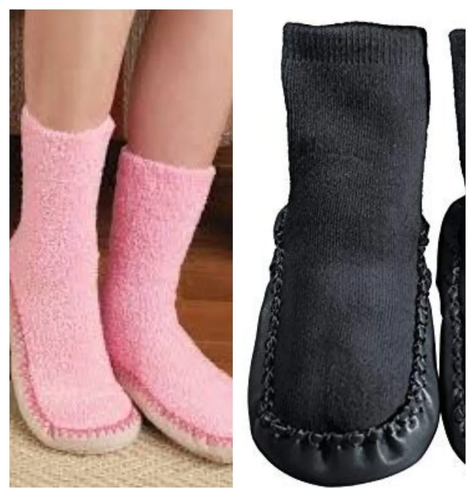 Mocassin Slipper Socks