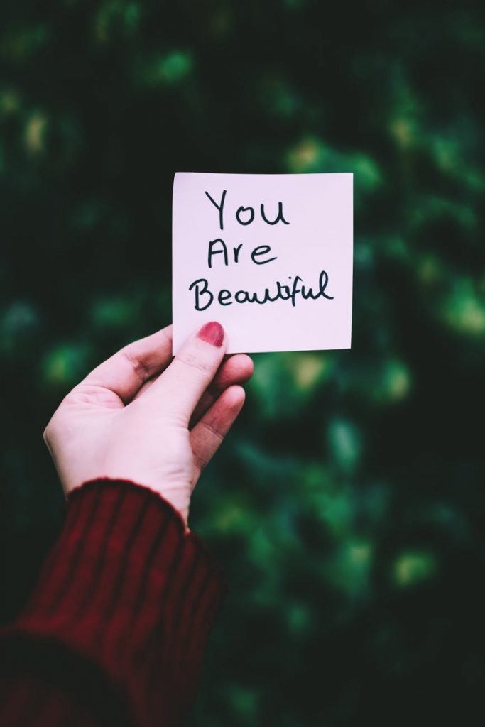 You Are beautiful notes
