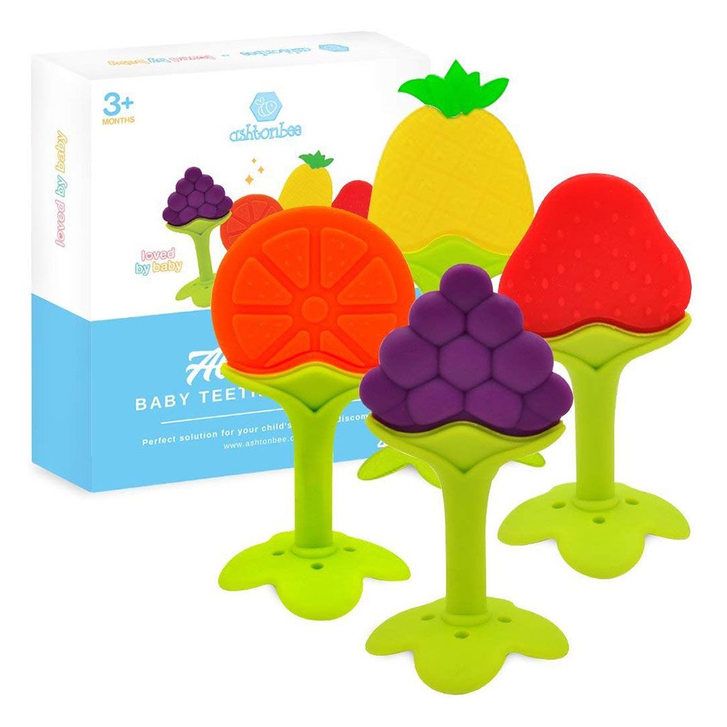Soft Fruit Sensory Chew Teething Toys