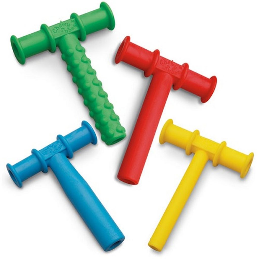 Red Chewy Tubes Sensory toys