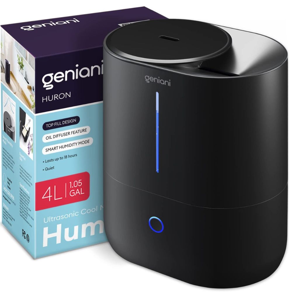 GENIANI Top Fill Cool Mist Humidifiers for Bedroom
