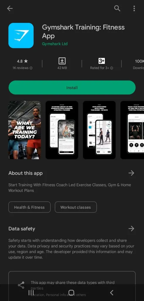 gymshark app