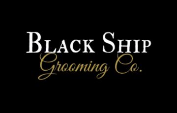 Black Ship Grooming Logo