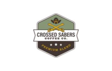 Crossed Sabers Coffee Logo